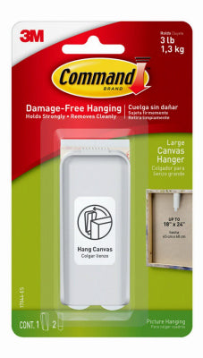 3M COMPANY, 3M Command Plastic Coated White Canvas Picture Hanger 3 lb 1 pk