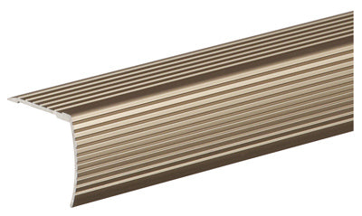 Thermwell, Barre de moquette, adhésive, fini nickel satiné, 1-1/8 x 36-In.