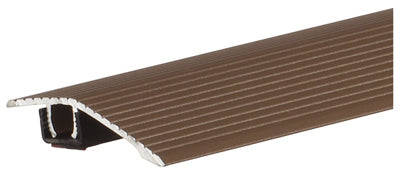 Thermwell, Barre de tapis, adhésif, fini cacao, 1-13/16 x 36-In.