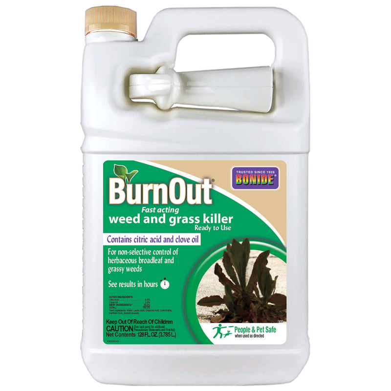 PRODUIT BONIDE, Bonide BurnOut Weed and Grass Killer RTU Liquid 1 gal