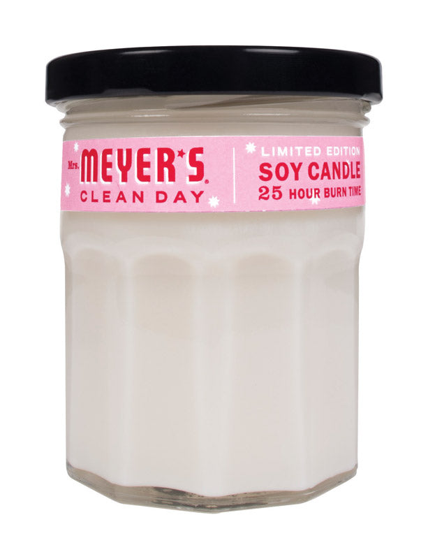 Mme Meyer's, Bougie désodorisante au soja Clean Day Ivory Peppermint de Mme Meyer 3,75 po H x 2,9 po Dia (paquet de 6) Dia. (paquet de 6)