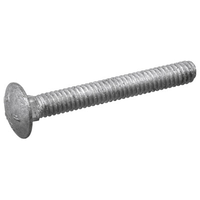 Hillman Fasteners, Boulons de carrosserie, Zinc, 1/4 x 4-In.