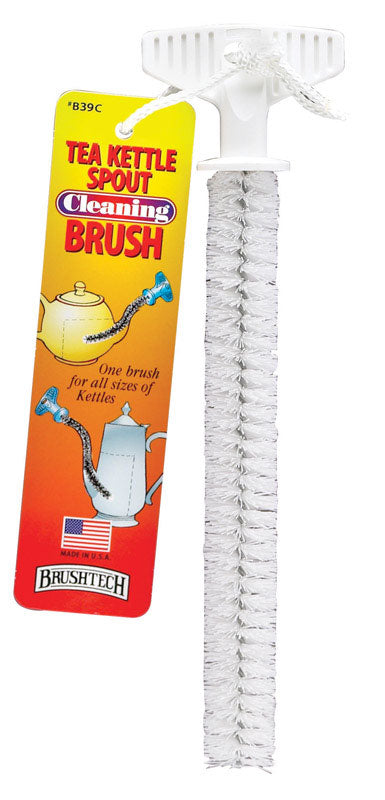 HAROLD IMPORT CO INC, Brushtech 3 in. W Soft Bristle 11 in. Poignée en plastique Brosse pour bouilloire à thé