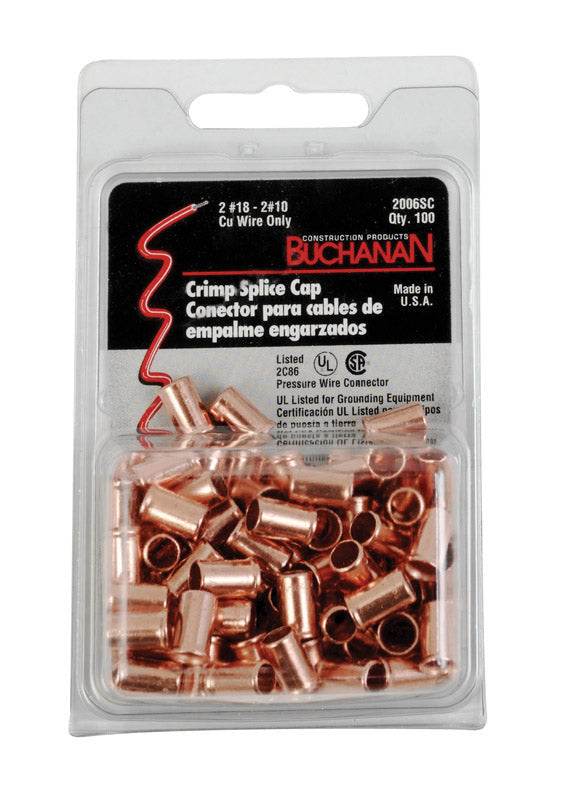 IDEAL INDUSTRIES INC, Buchanan Copper 18 to 10 AWG Insulated Wire Splice Caps (capuchons d'épissure isolés)