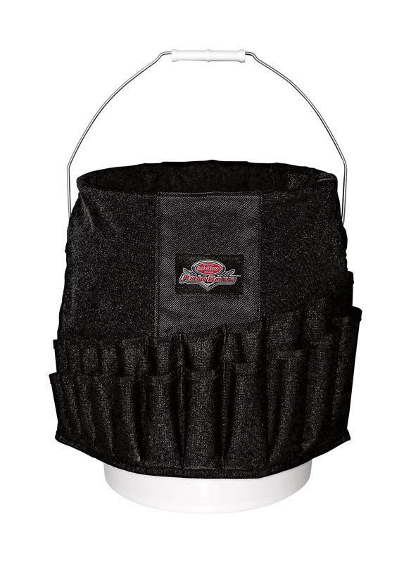 PULL R HOLDING COMPANY LLC, Bucket Boss Black 44-Pocket Bucket Organizer 12 L x 11-1/2 H x 12 W in.