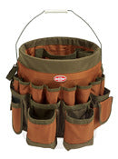 PULL R HOLDING COMPANY LLC, Bucket Boss Bucketeer 11 in. W X 11 in. H Polyester Bucket Organizer 56 pocket Brown 1 pc