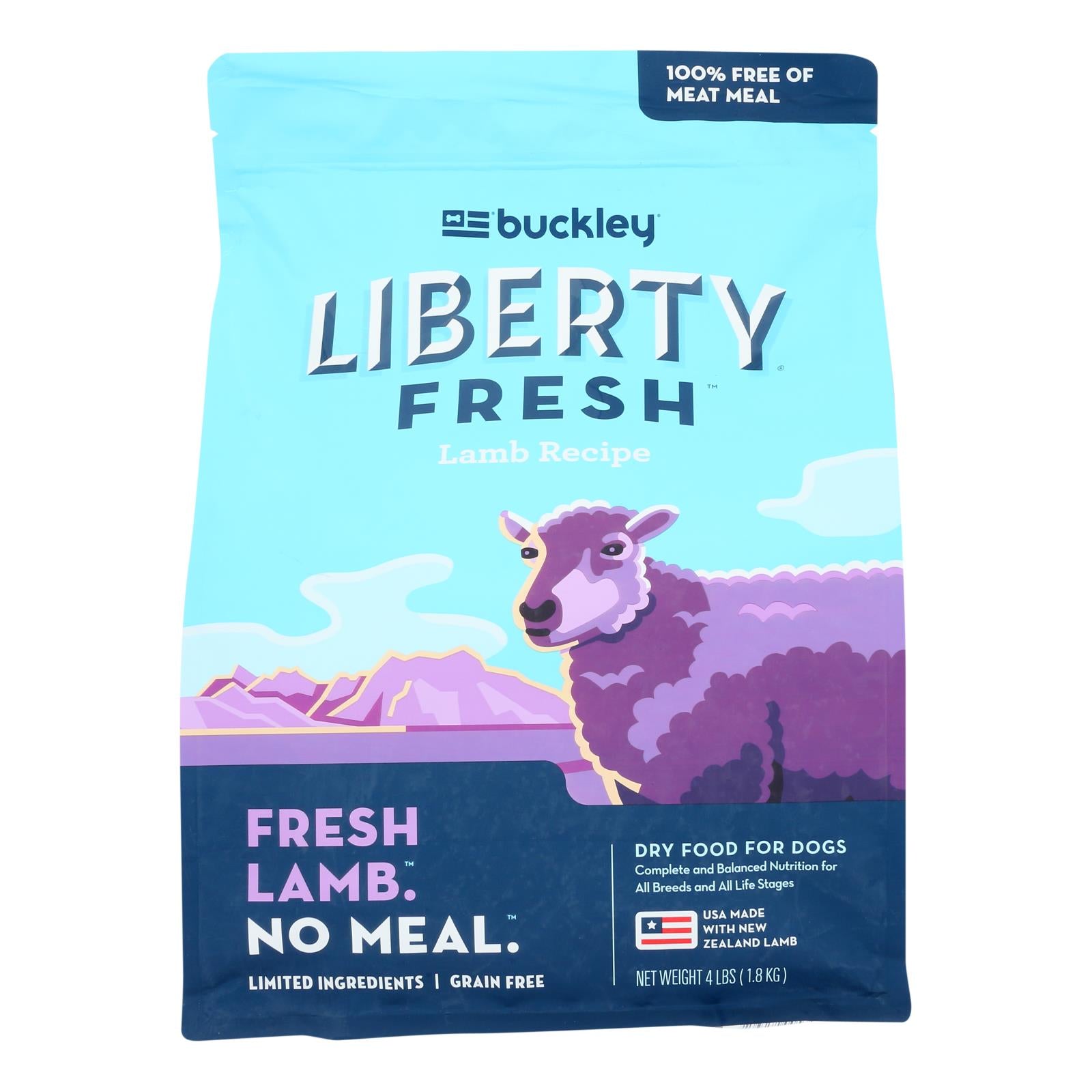 Buckley, Buckley - Agneau frais Liberty - Caisse de 6 - 4 LB