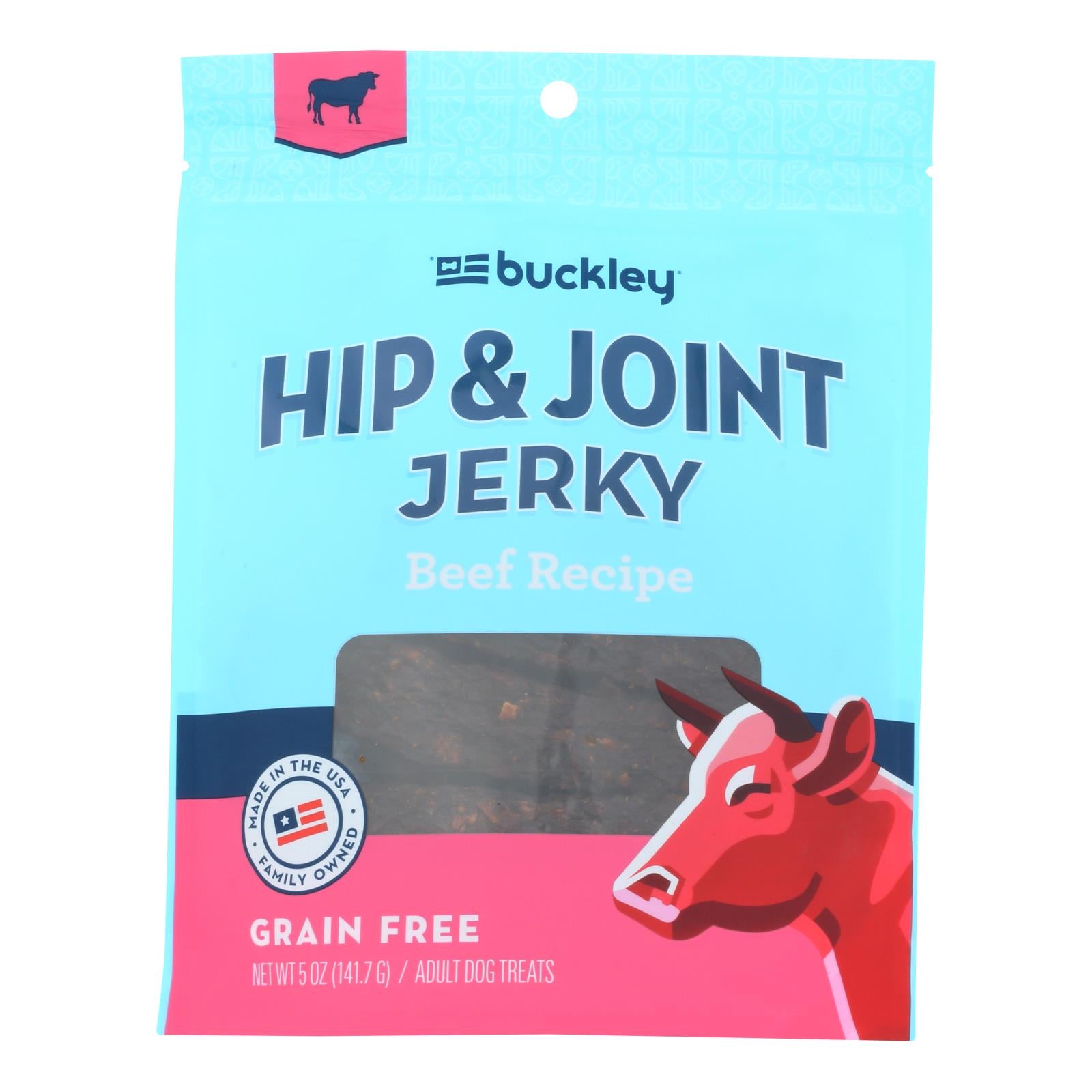 Animaux de compagnie Buckley, Buckley Pet BUCK.JERHJBF5OZ 5 Oz Hip & Joint Beef Liver Jerky