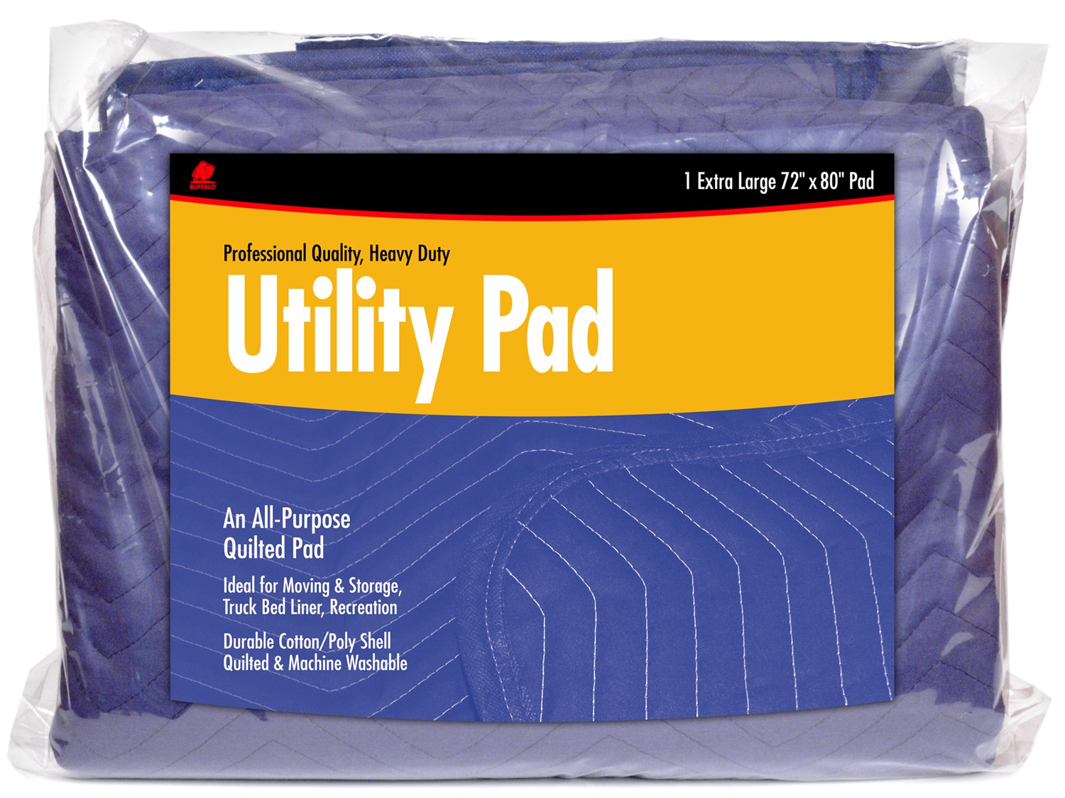 BUFFALO INDUSTRIES LLC, Buffalo Polypropylene Moving Pad Blue Rectangle 72 in. W X 80 in. L 1 pk