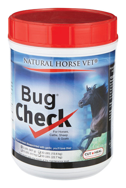 MWI VETERINARY SUPPLY, Bug Check Solid Reduce Fly Supplement For Horse 2 lb.