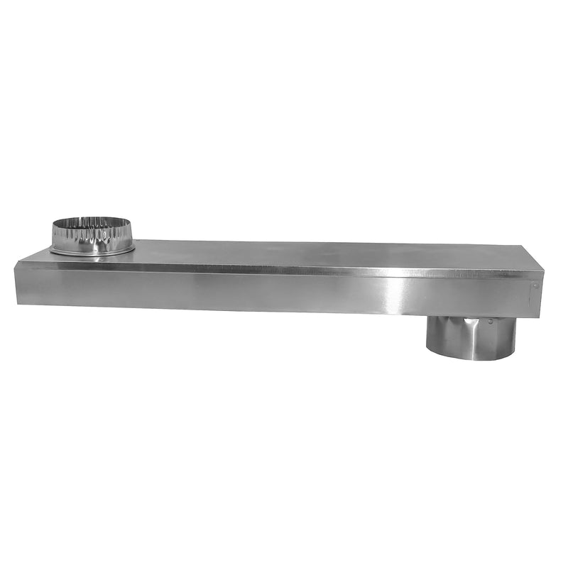 BUILDERS BEST INC, Builder's Best 18 in. L X 4 po. D Aluminium Argent conduit d'évacuation de la sécheuse