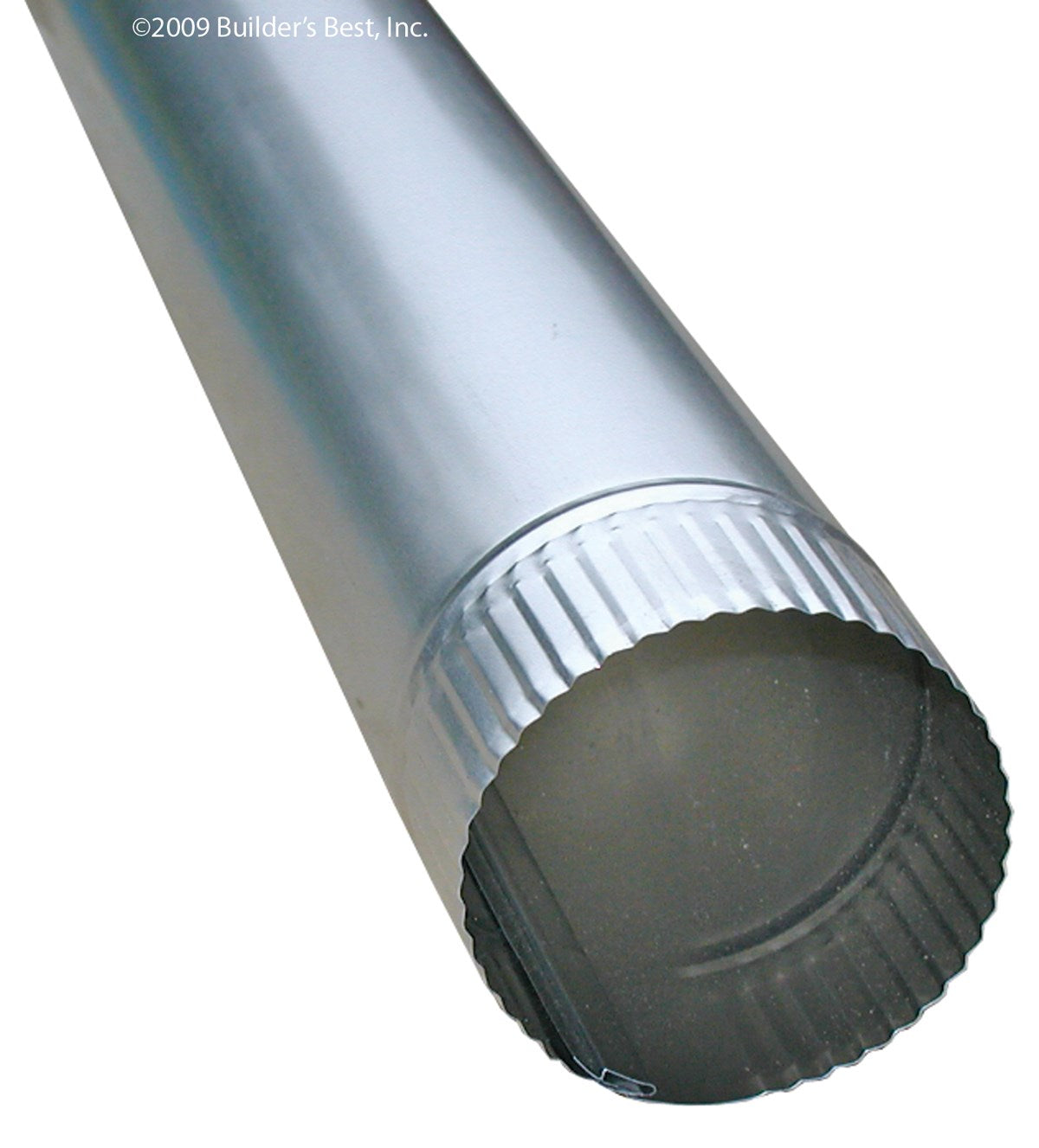 BUILDERS BEST INC, Builder's Best 2 ft. L X 4 in. D Aluminium Argent Conduit Rigide