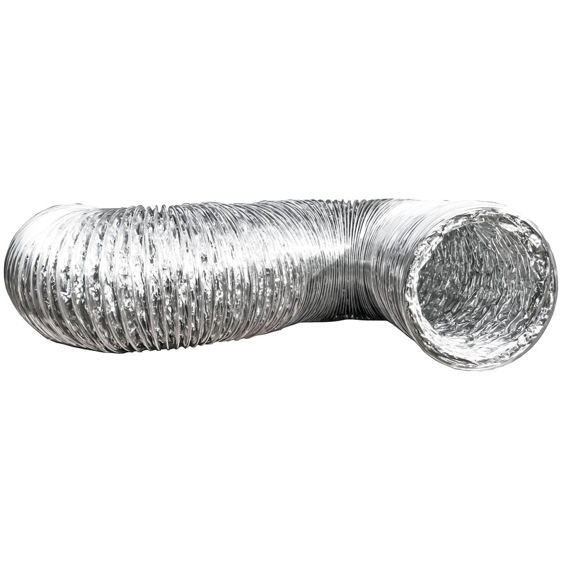 BUILDERS BEST INC, Builder's Best 20 ft. L X 4 po. D Aluminium/Plastique Argent conduit de transition pour sécheuse