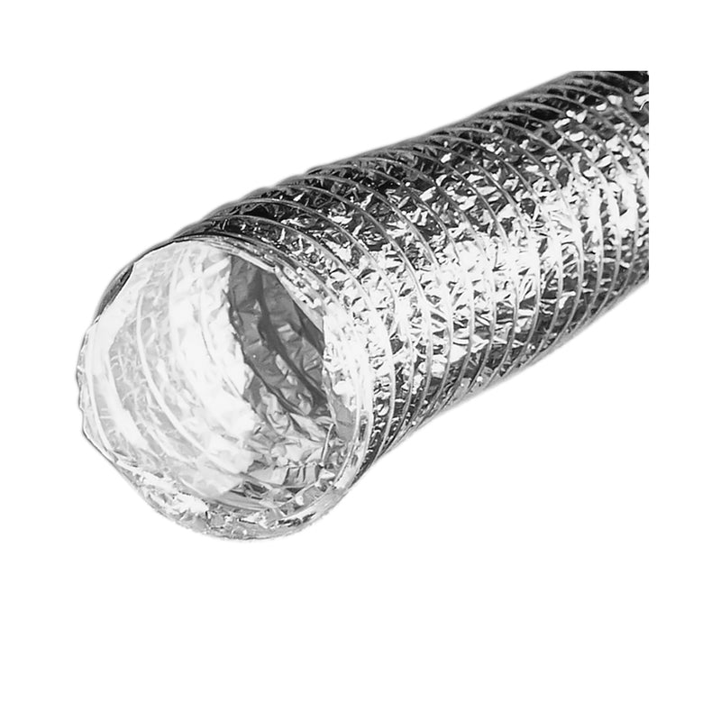 BUILDERS BEST INC, Builder's Best 8 ft. L X 4 in. D Aluminium Argent conduit d'évacuation de la sécheuse