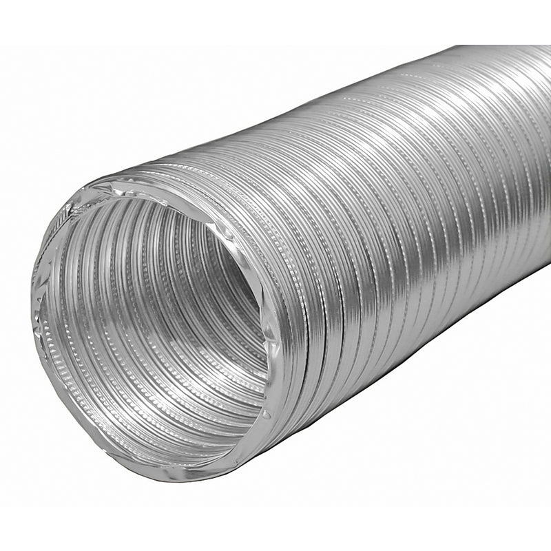 Builders Best, Builder's Best V220 8 ft. L X 4 in. D Aluminium Argent Semi-Rigide Conduit d'Évent