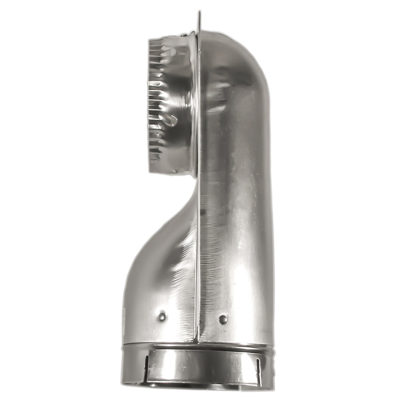 BUILDERS BEST INC, Builder's Best Wall Offset Elbow 4 in. D Silver Aluminum 90 Degree Dryer Connector Elbow