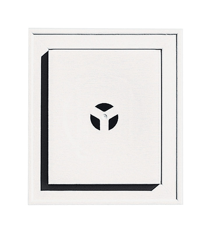 BORAL BUILDING PRODUCTS INC, Builders Edge 12-1/8 po H X 1-5/8 po L Bloc de montage en vinyle blanc préfini 12-1/8 po H X 1-5/8 po L L Bloc de montage en vinyle blanc préfini