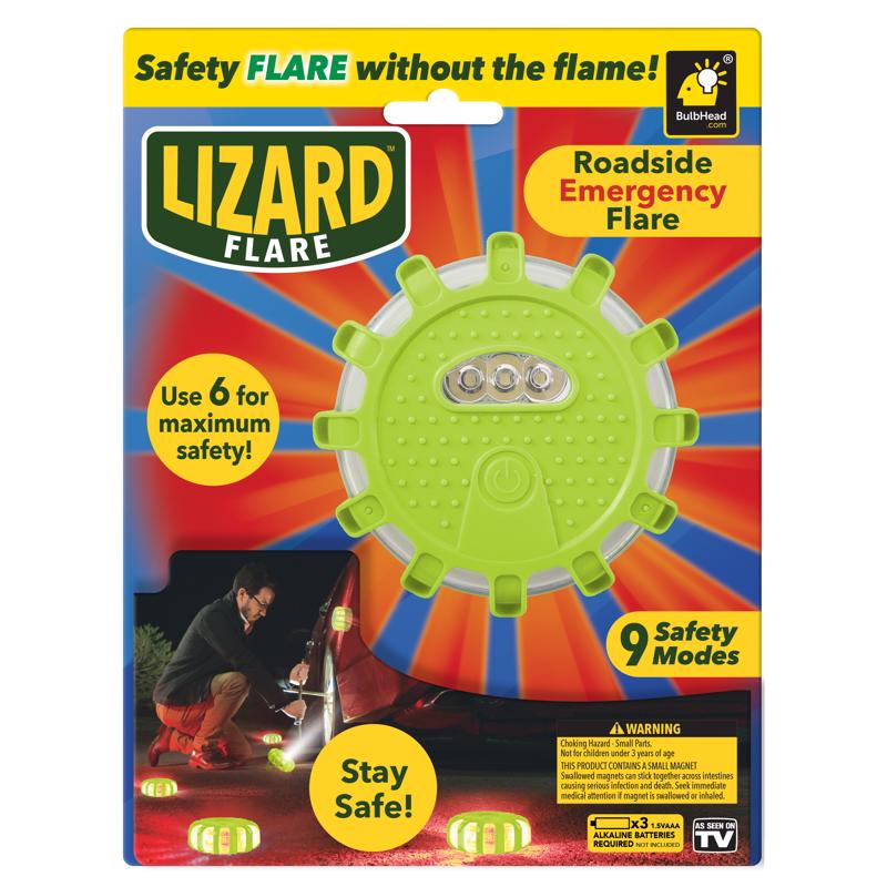 TELEBRANDS CORPORATION, BulbHead Lizard Road Flare 1 pk