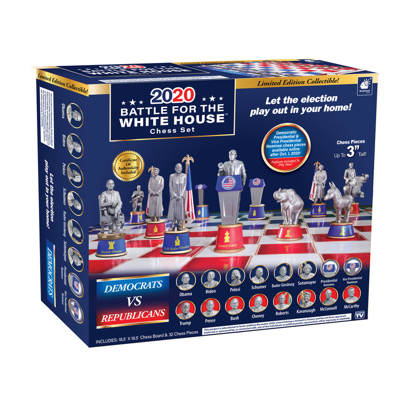 Tête d'ampoule, Bulbhead 2020 White House Battle Chess Set 33 pc.