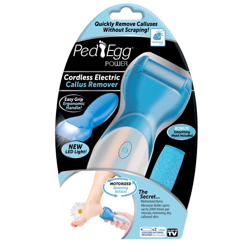 SOCIÉTÉ DE TÉLÉBOUTIQUES, Bulbhead PedEgg Power Callus Remover 1 pk