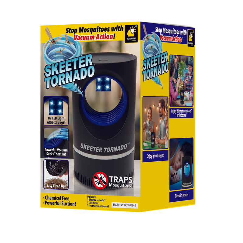 TELEBRANDS CORPORATION, Bulbhead Skeeter Tornado Aspirateur à moustiques noir