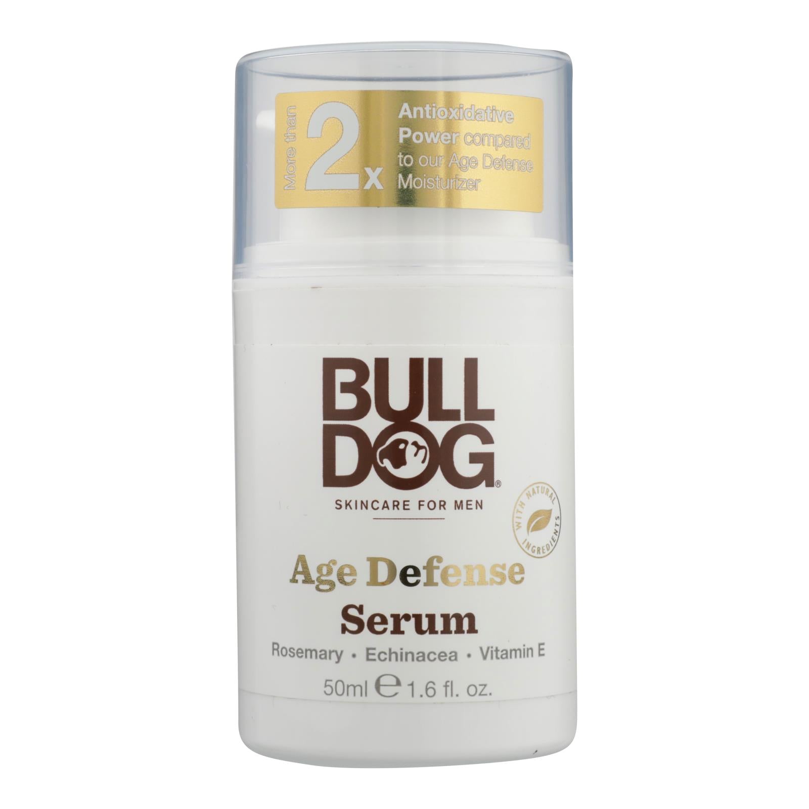 Bulldog Skincare For Men, Bulldog Natural Skincare - Serum Age Defense - 1 unité - 1.6 FZ