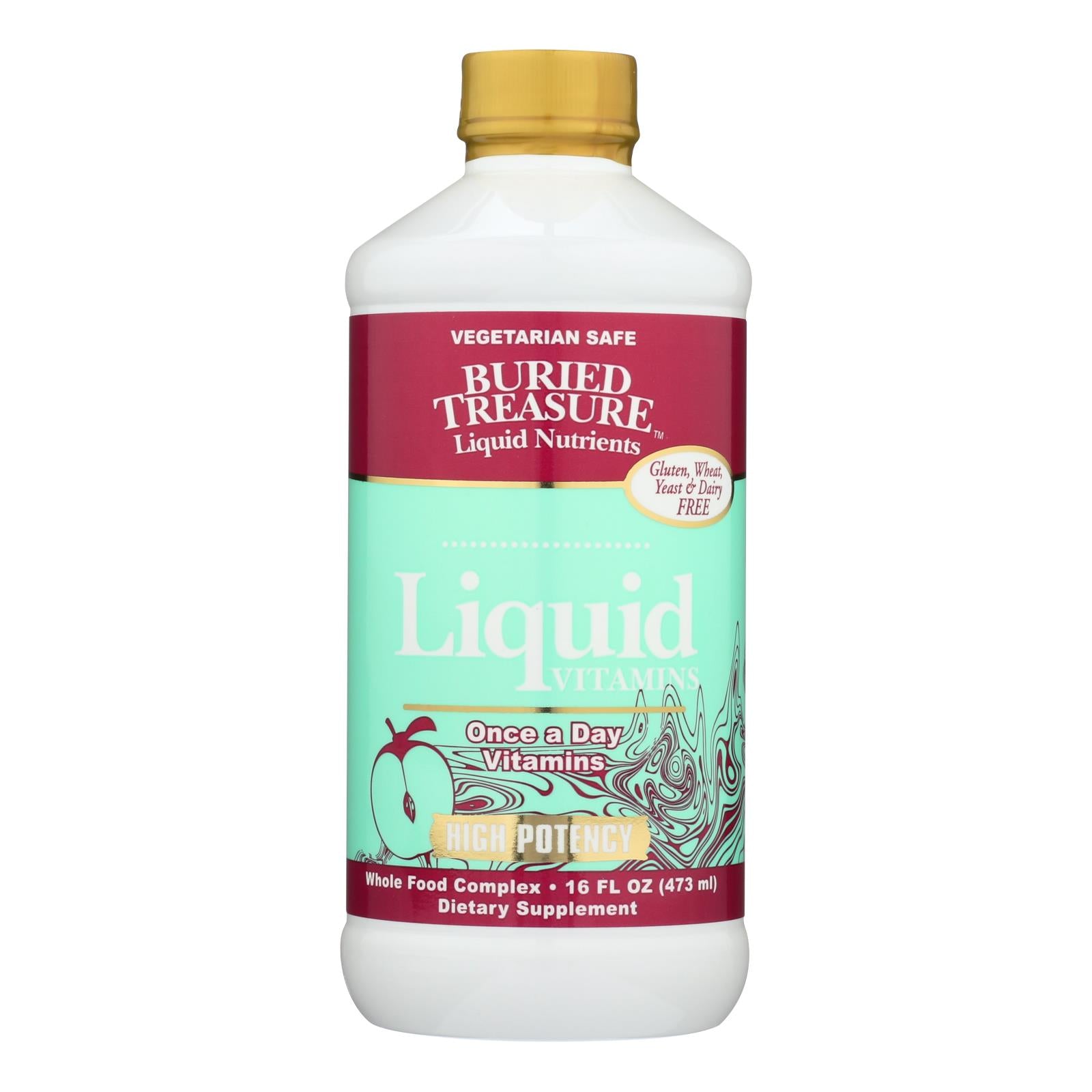 Trésor enfoui, Buried Treasure - Vitamines liquides - 16 fl oz