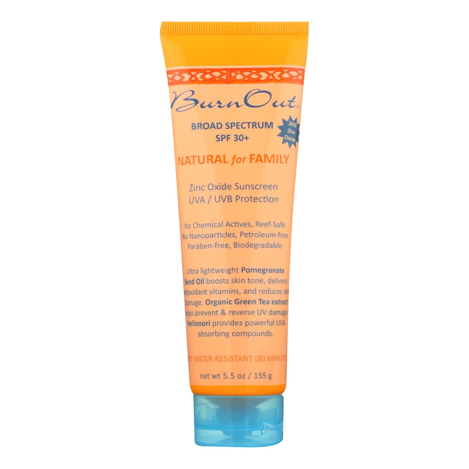 Burn Out, Burn Out - Crème solaire Nat4famly Spf30 - 1 pièce - 5.5 OZ