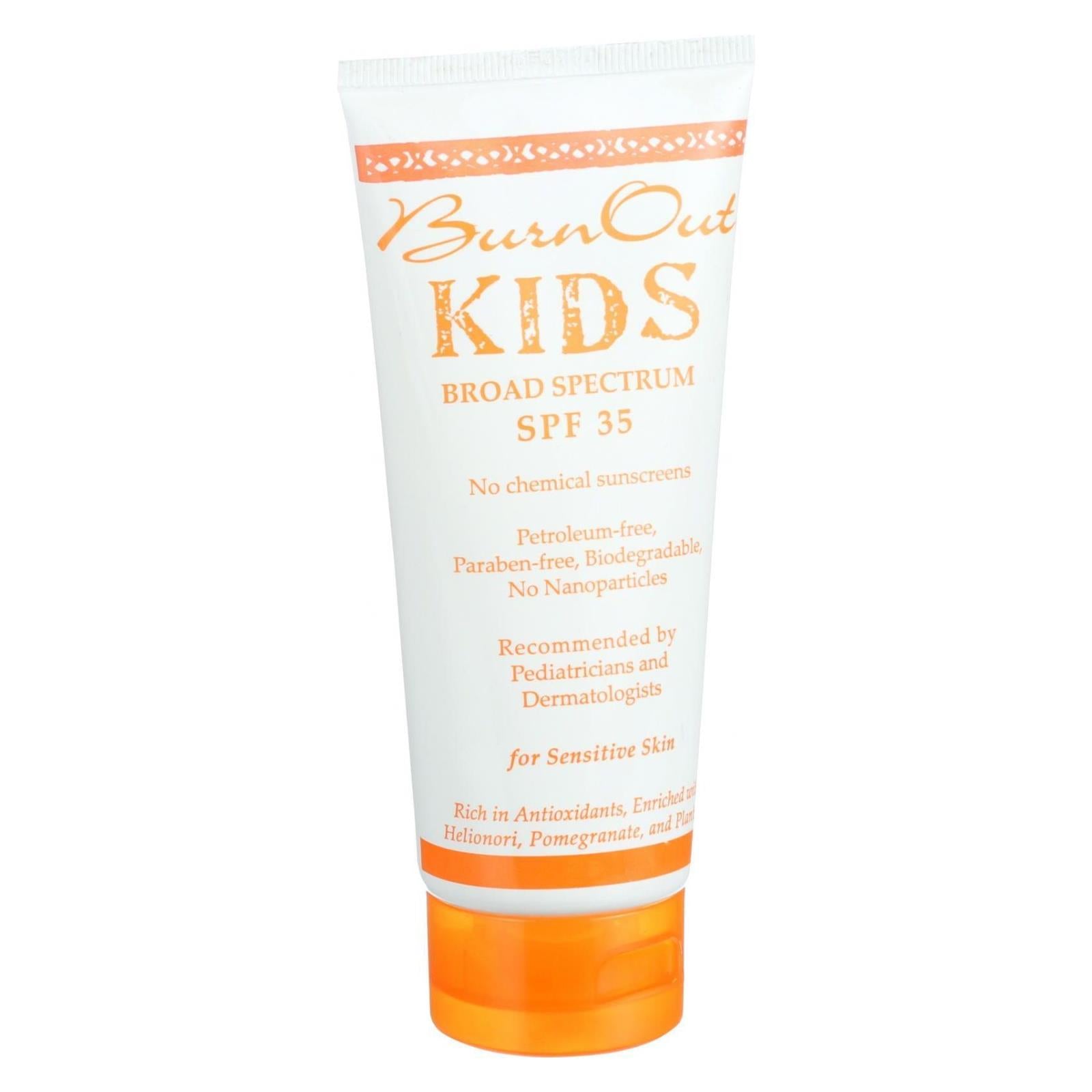 Burn Out, Burn Out - Écran solaire physique - Enfants - FPS 35 - 3.4 oz