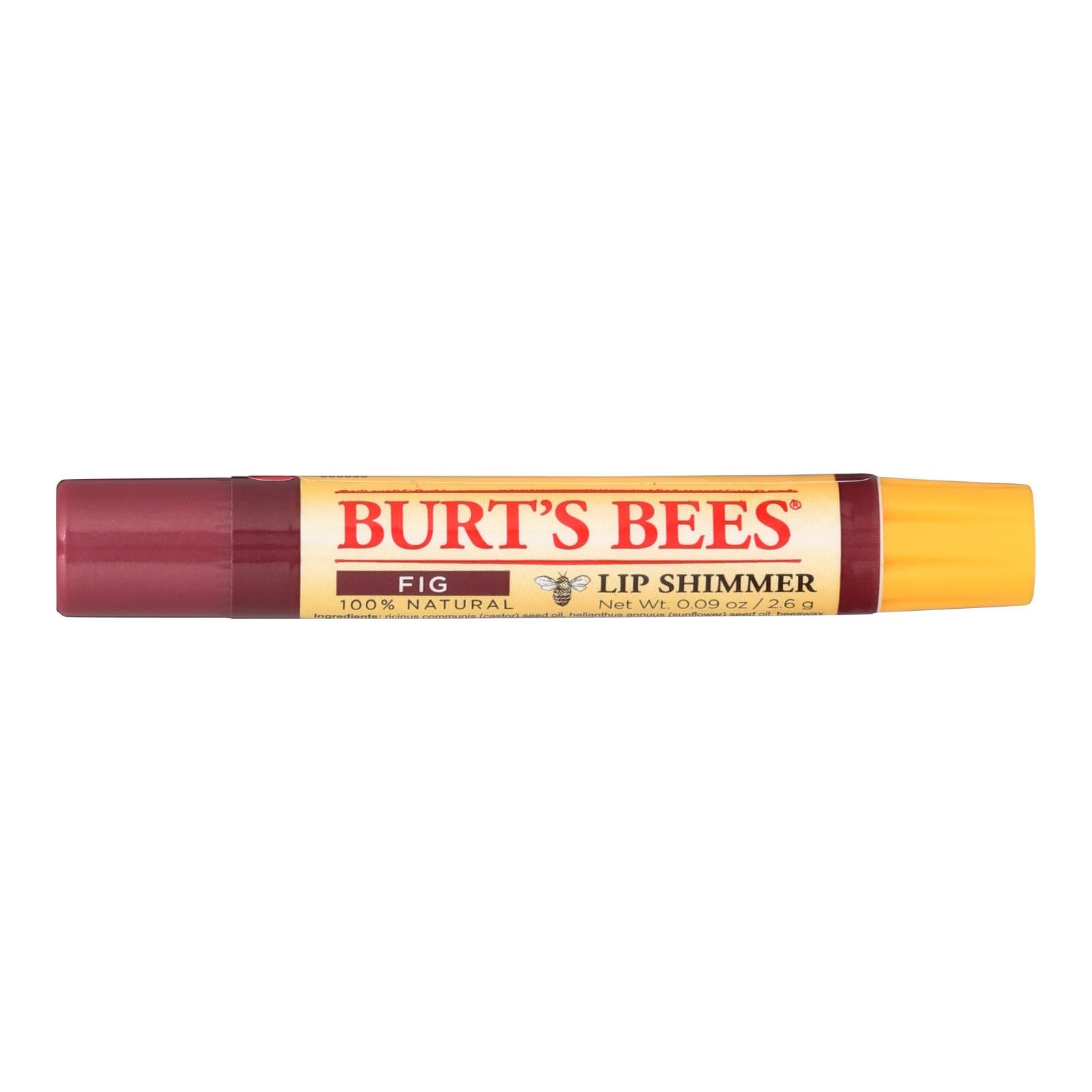 Abeilles Burts, Burts Bees - Brillant à lèvres - Figue - Etui de 4 - 0.09 oz (Pack de 4)