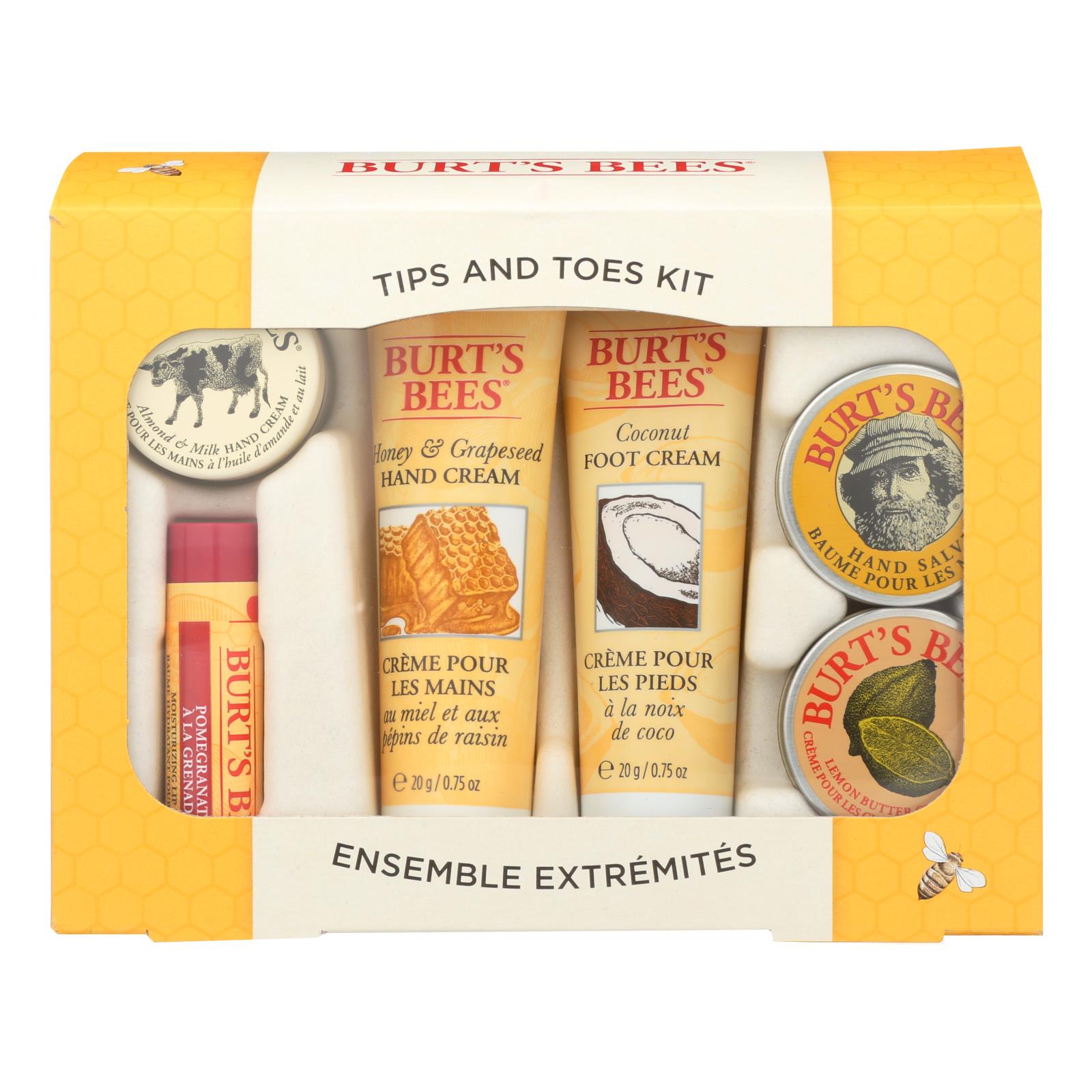 Burts Bees, Burts Bees - Cntr Dsp Tips And Toes - CS of 3-1 CT (Pack of 3)