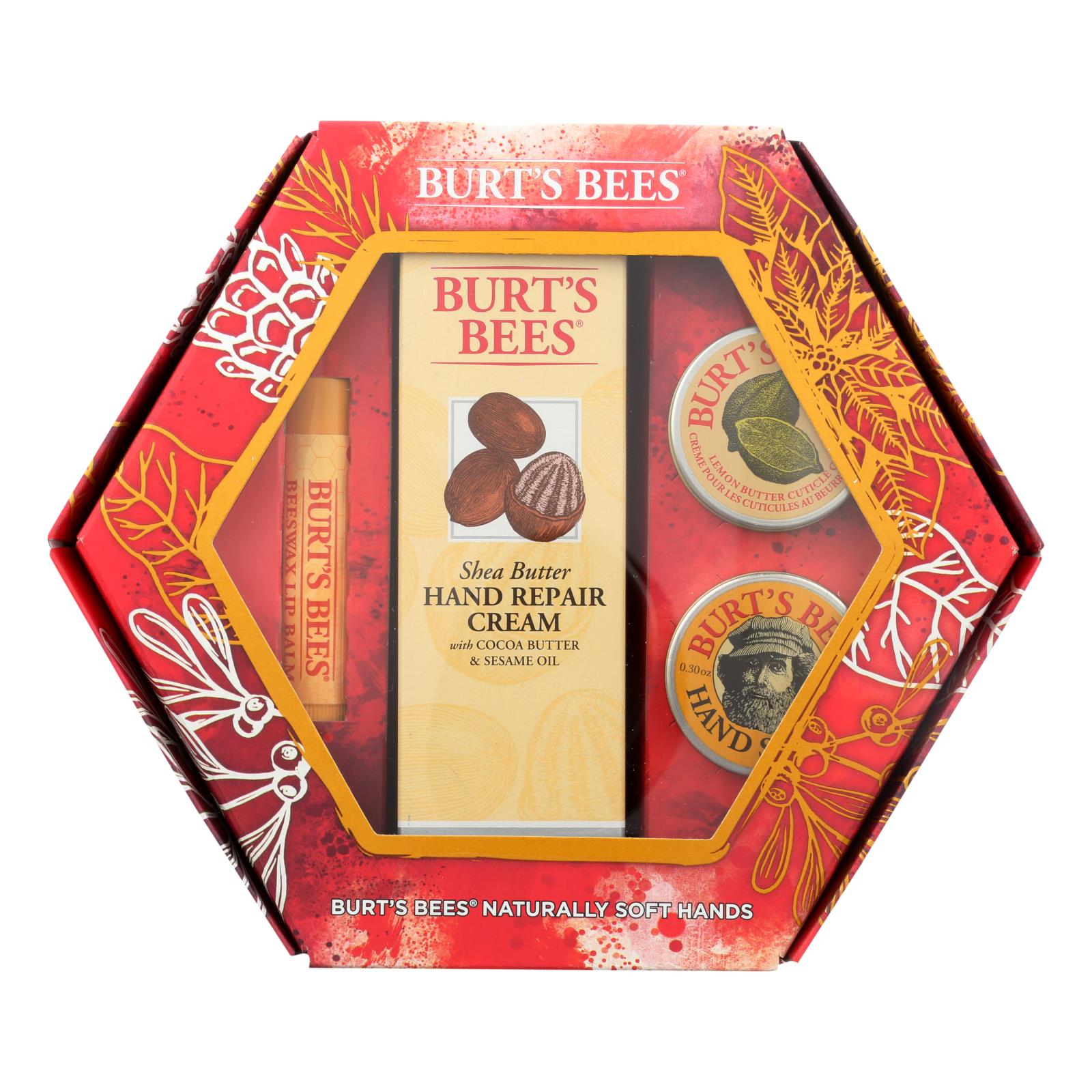 Abeilles Burts, Burts Bees - Gift Pack Natural Soft Hands - Case of 4 - 1 CT (Pack of 4)