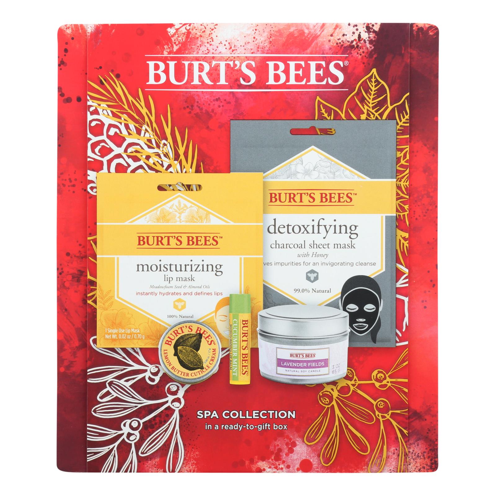 Burts Bees, Burts Bees - Gift Pack Spa Collection - Lot de 4 - 1 CT (Lot de 4)