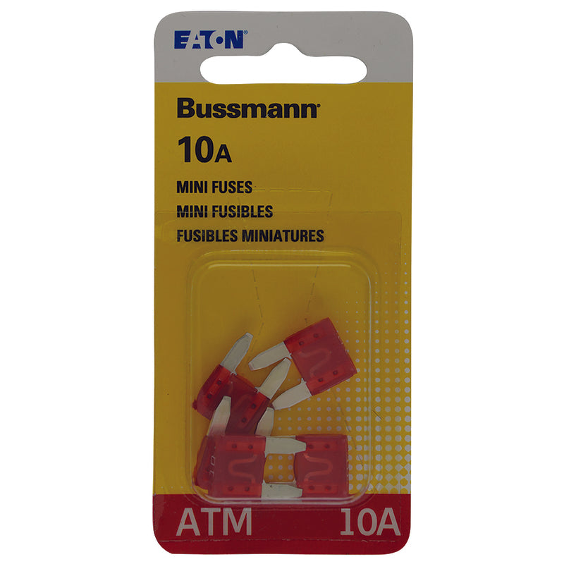 Bussman, Bussmann 10 amps ATM Blade Fuse (Pack of 5)