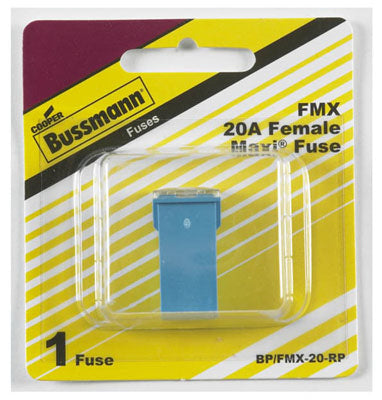 Bussman, Bussmann 20 amps FMX Female Maxi Fuse 1 pk (Pack of 5)