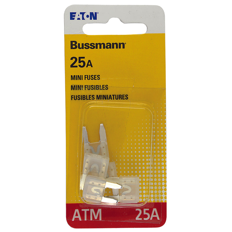 Bussman, Bussmann 25 amps ATM Mini Fuse Automotive 5 pk