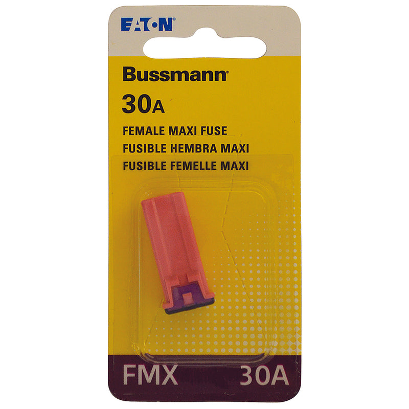 Bussman, Bussmann 30 amps FMX Female Maxi Fuse 1 pk (Pack de 5)