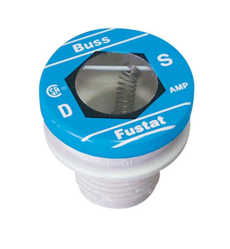 Bussmann, Bussmann Tamper Proof Plug Fuse Dual Element, Type S 1.25 Amp Industrial Strength (Fusible à fiche inviolable à double élément, Type S 1.25 Amp)