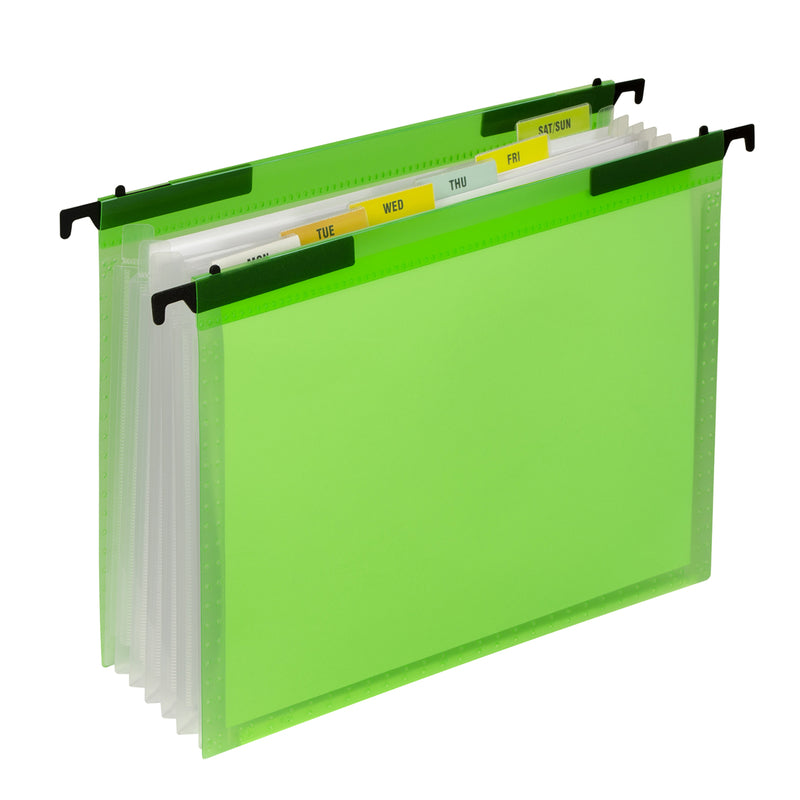 JENSEN DISTRIBUTIONS SERVICES, C-Line Green 7-Pocket Expanding File 1 pk