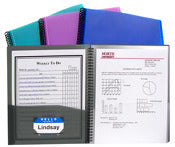 C Line Products Inc, C Line Products Inc 33080 Assorted 8 Pocket Spiral Bound Poly Portfolio