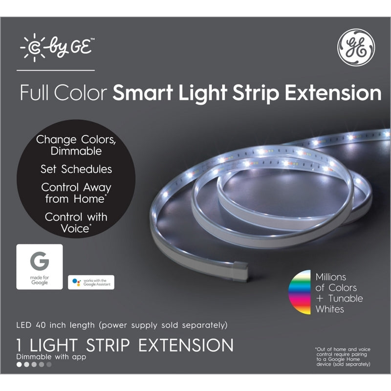 GE LIGHTING, C by GE 40 in. L Bande lumineuse DEL intelligente enfichable à couleur changeante 1 pk