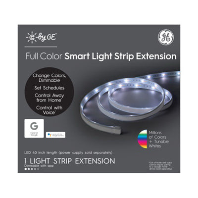 GE LIGHTING, C by GE 40 in. L Bande lumineuse DEL intelligente enfichable à couleur changeante 1 pk