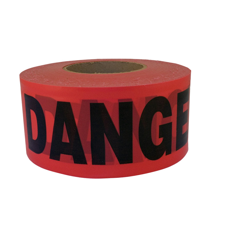 HANSON C H COMPANY, C.H. Hanson 1000 ft. L x 3 in. W Plastic Danger Barricade Tape Red