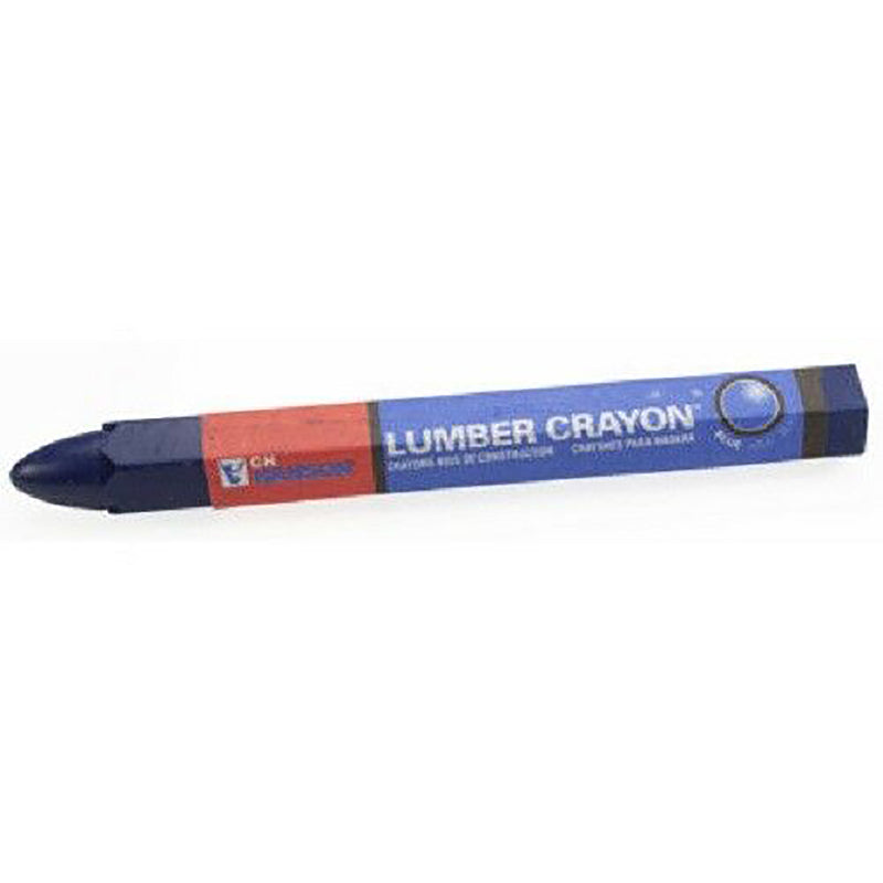 HANSON C H COMPANY, C.H. Hanson 4.5 in. L Lumber Crayon Bleu 1 pc (Paquet de 12)