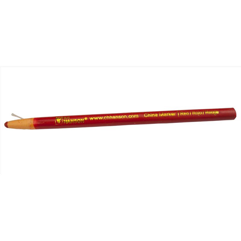 HANSON C H COMPANY, C.H. Hanson 6.8 in. L China Marker Red 1 pc (Pack de 12)