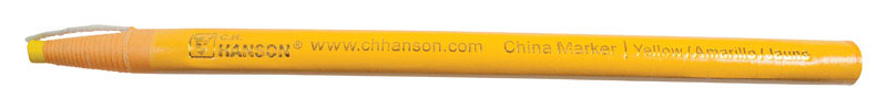 HANSON C H COMPANY, C.H. Hanson 6.8 in. L China Marker Yellow 12 pc (Pack of 12)