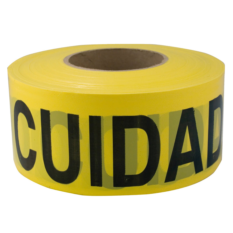 HANSON C H COMPANY, C.H. Hanson CH Hanson 1000 ft. L X 3 in. W Plastic Caution Cuidado Bilingual Barricade Tape Yellow