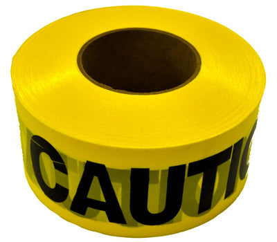 HANSON C H COMPANY, C.H. Hanson CH Hanson 1000 ft. L X 3 po. W Plastic Caution Barricade Tape Yellow