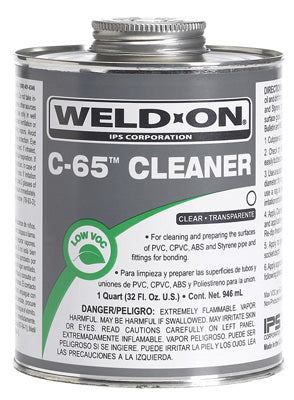 Weld-On, C65 PT CLR Cleaner