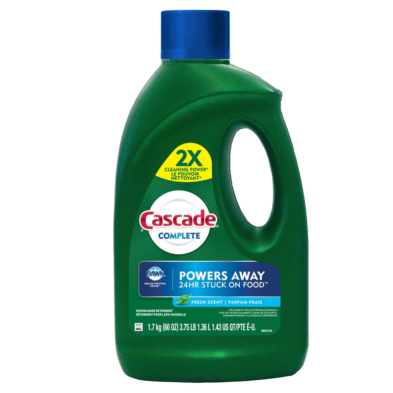 PROCTER & GAMBLE, CASCADE CMPLT FRSH 60OZ (Pack de 4)